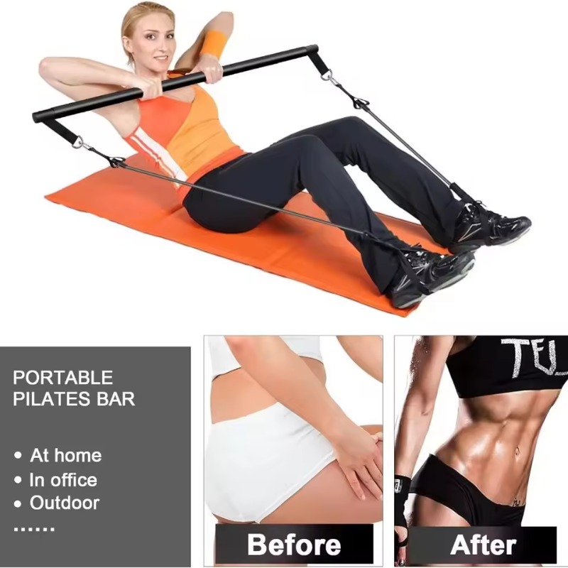 Kit de barra de Pilates con ba - Pilates Yoga Barı reseña y precio