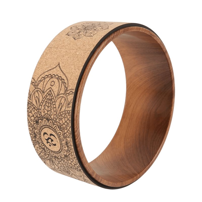 Rueda de yoga de corcho para p - Yoga Wheel Dharma reseña y precio