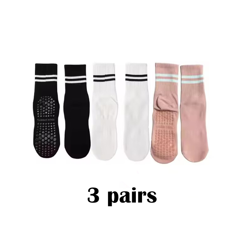 3 pares de calcetines de suelo - Pilates Yoga Barı reseña y precio