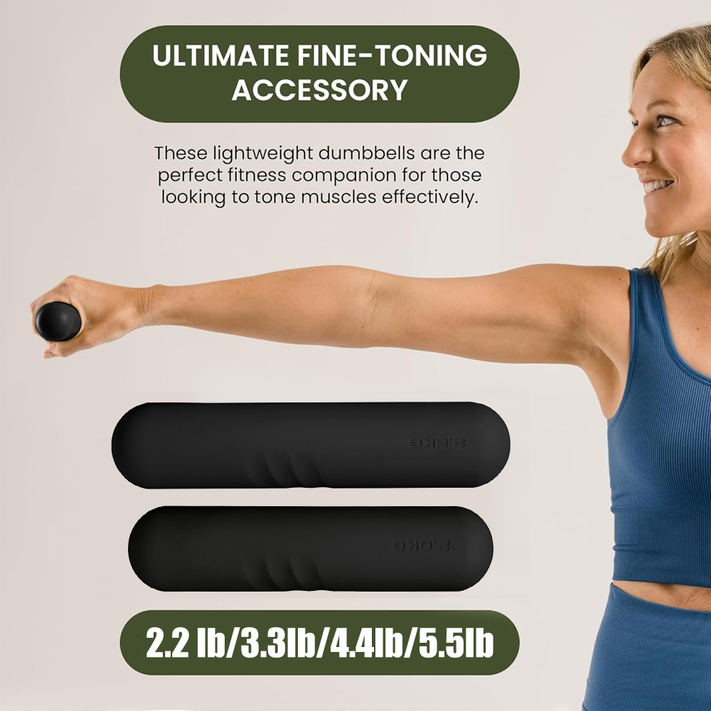 1 mancuerna de 1/1.5/2/2.5 kg  - Pilates Yoga Barı reseña y precio