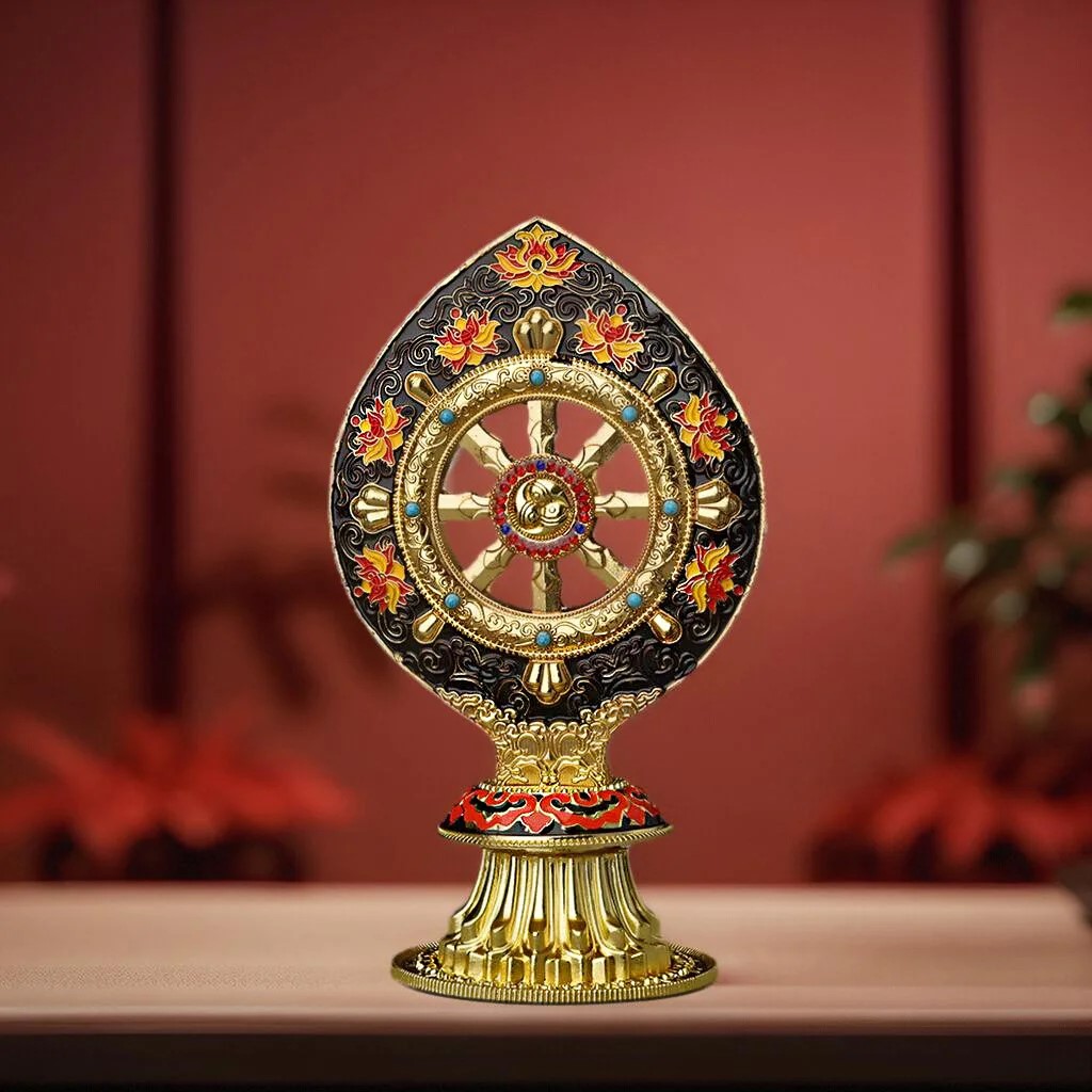 Rueda de Dharma Tibetana Decor - Yoga Wheel Dharma reseña y precio